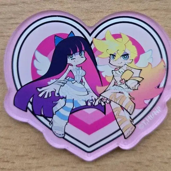 [BUNJANG] Panty &amp; Stocking Gacha Acrylic Charm / 팬티 &amp; 스톡킹 가챠
