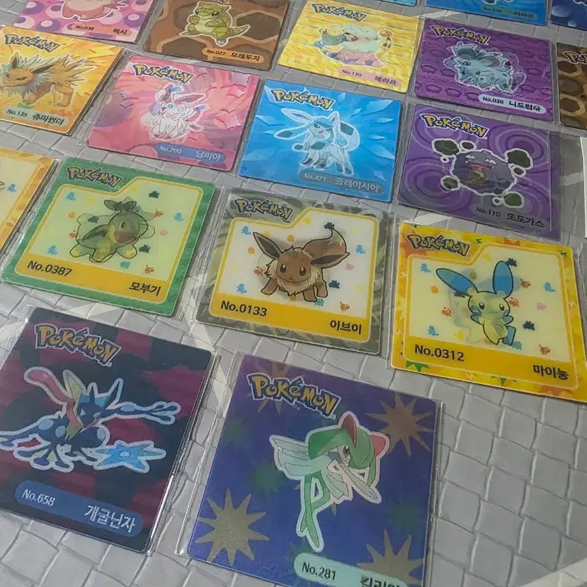 [BUNJANG] Pokemon Lenticular Pokemon Card / 포켓몬 렌티큘러 포켓몬카드 띠부씰