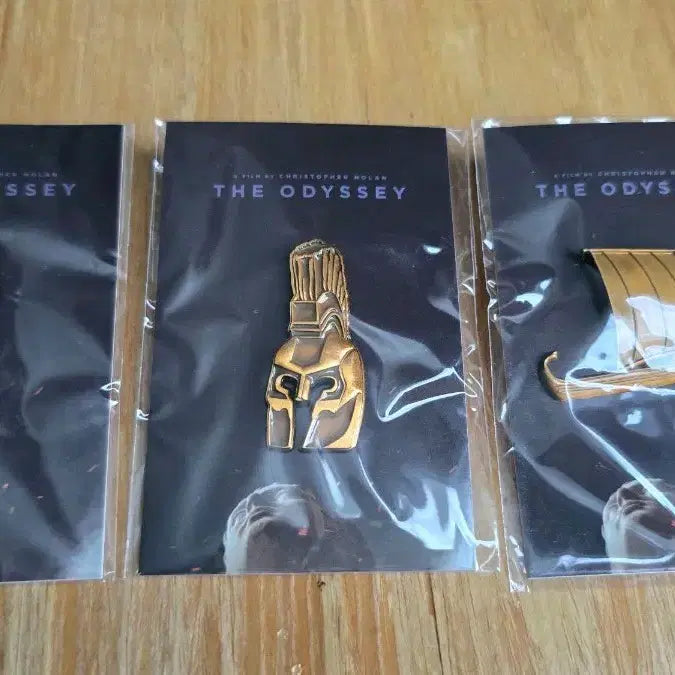 [BUNJANG] Odyssey Athena/Ship/Helmet/Trojan Horse Pin Badge Set (4 Types) / 오디세이 아테나/배/헬멧/목마 핀 뱃지 4종 일괄 팝니다