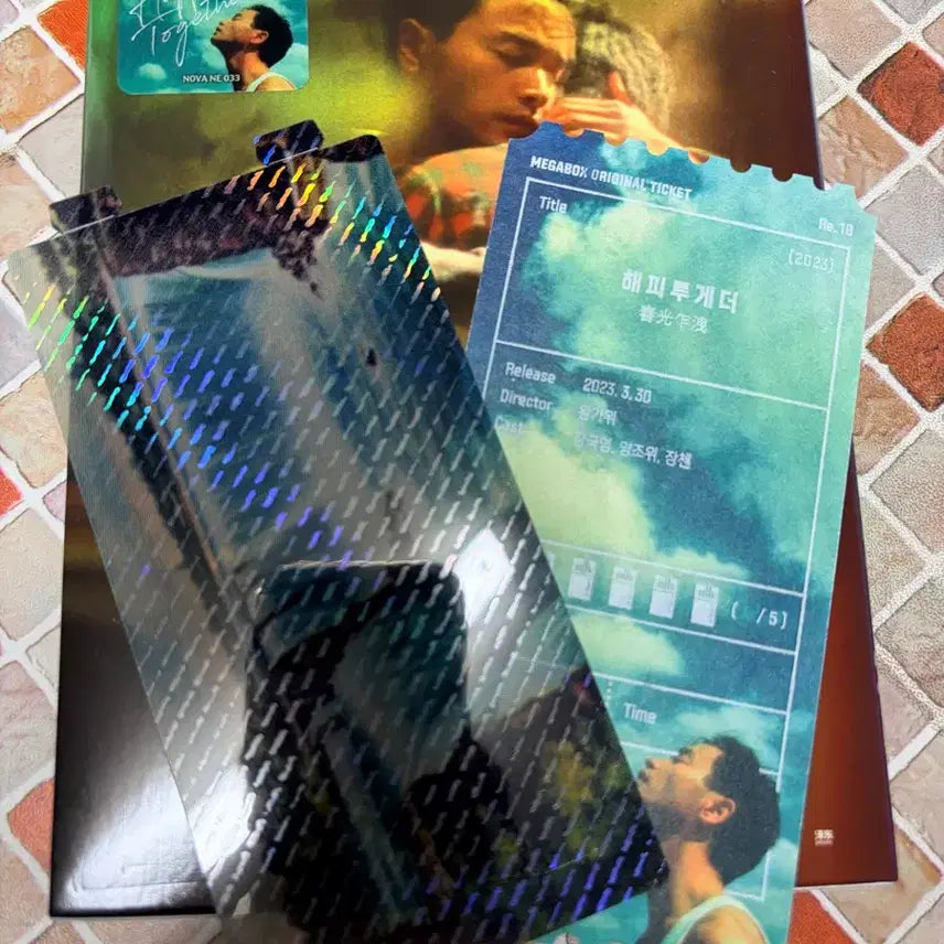 [BUNJANG] Happy Together Lenticular Steelbook Blu-ray + Original Ticket Set / 해피투게더 렌티큘러 스틸북 블루레이 + 오리지널티켓 세트