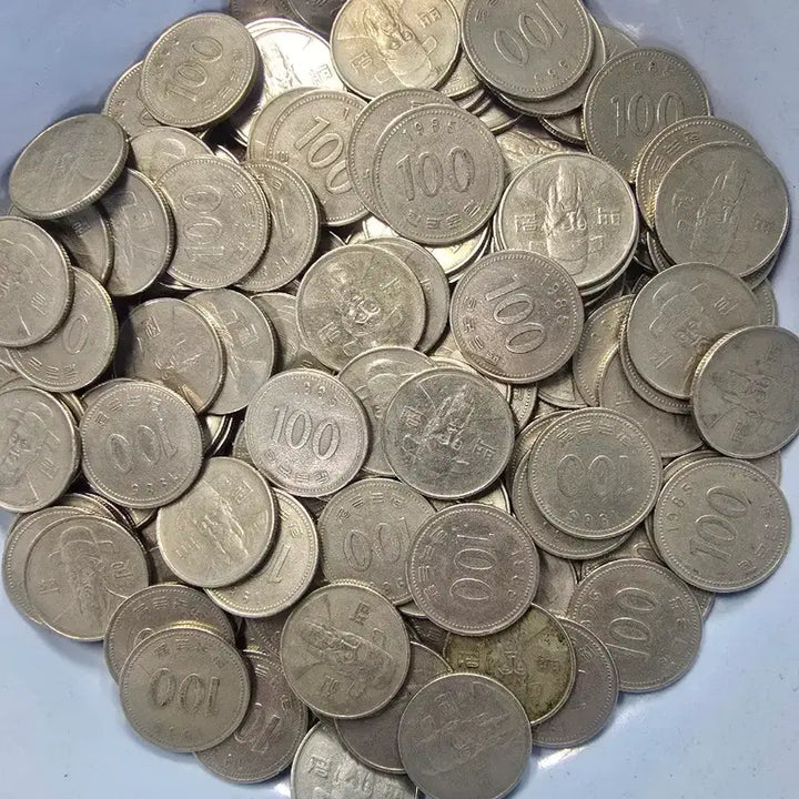 [BUNJANG] 1985 100 Won Coin Rolls (4 Rolls, 200 Coins) / 1985년 100원 동전 4롤 200개