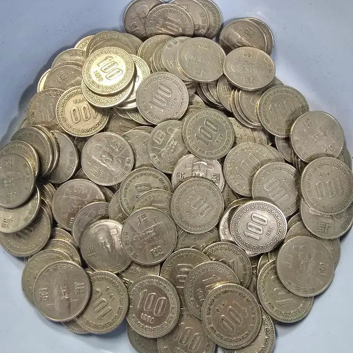 [BUNJANG] 1978 100 Won Coin Rolls (4 Rolls, 200 Coins Total) / 100원 동전 1978년 4롤 200개