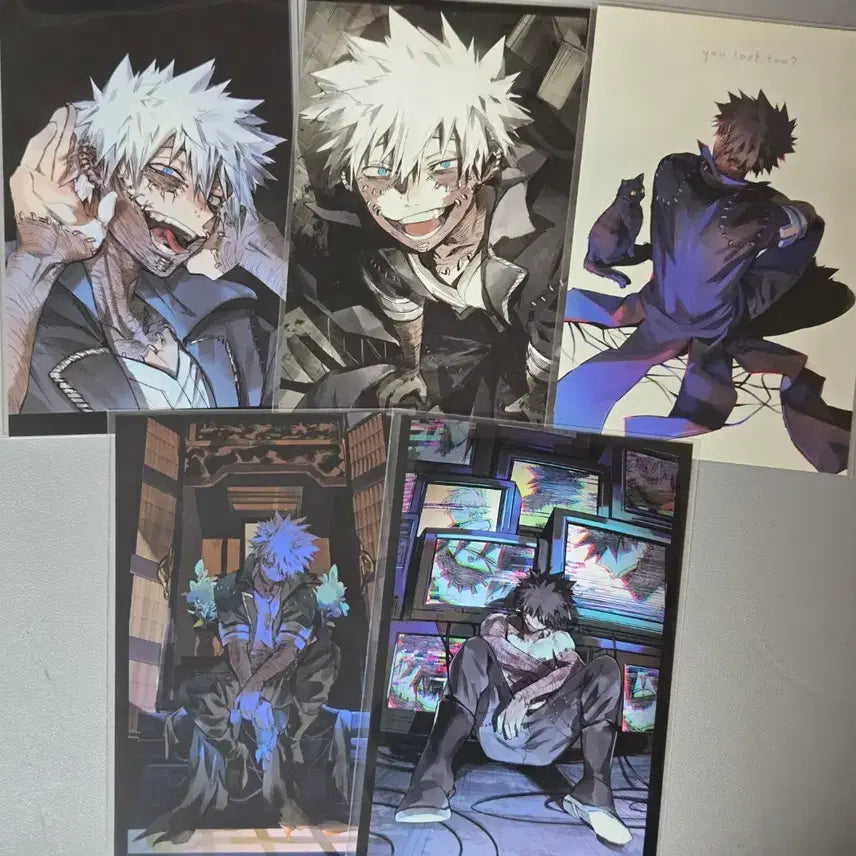 [BUNJANG] Kadeart My Hero Academia Dabi Postcard Set / 히로아카 나히아 kadeart님 다비 엽서 세트