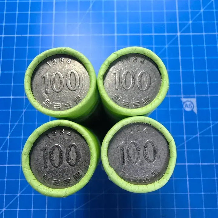[BUNJANG] 1984 100 Won Coin Rolls (4 Rolls, 200 Coins) / 1984년 100원 동전 4롤 200개