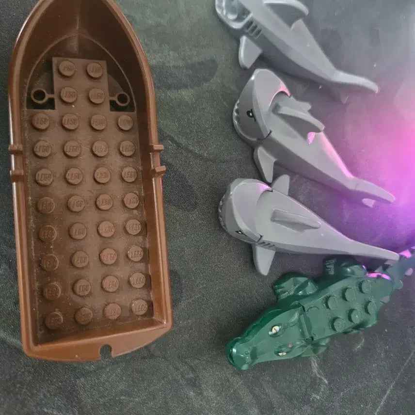 [BUNJANG] LEGO Boat Shark Crocodile Set / 레고 보트 상어 악어 세트