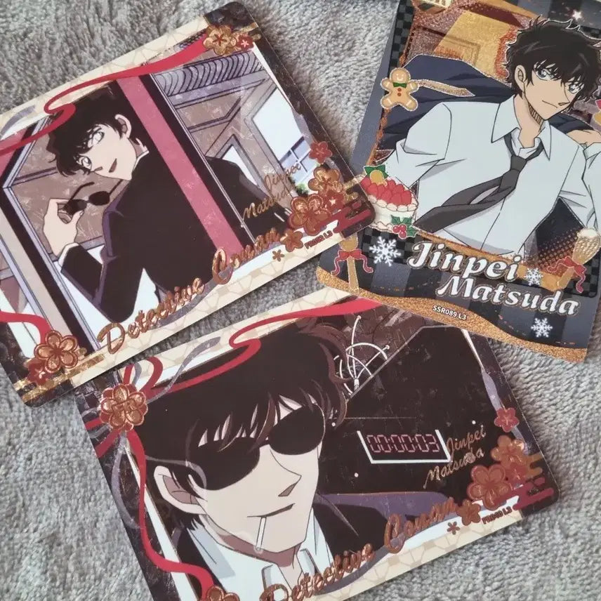 [BUNJANG] Detective Conan Jinpei Matsuda Kayou Official Hologram Card Bundle / 명탐정 코난 마츠다 진페이 송보윤 KAYOU 공식 카드 포토카드 굿즈