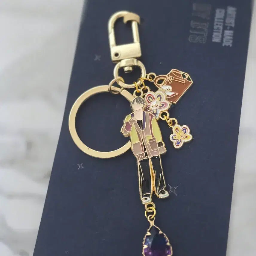 [BUNJANG] BTS Taehyung Fan-made Keychain / By BTS 태형 키링 소작님 키링 새상품 원가이하 양도