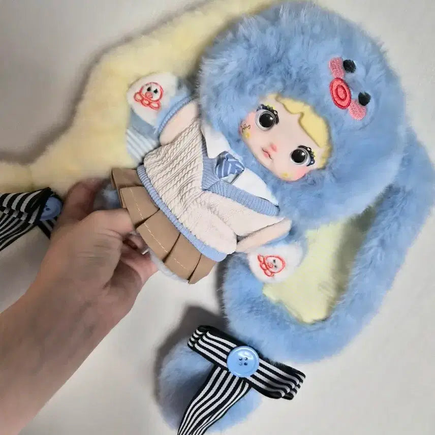 [BUNJANG] Babys Three Jimo Body Nomi Face Custom Doll Keychain / 베이비쓰리 지이모 노미 커스텀 인형 키링