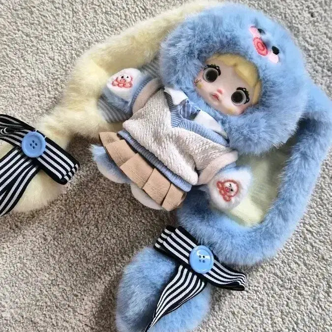 [BUNJANG] Babys Three Jimo Body Nomi Face Custom Doll Keychain / 베이비쓰리 지이모 노미 커스텀 인형 키링
