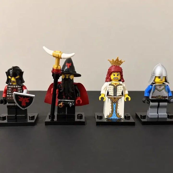 [BUNJANG] Lego Castle Minifigures 4 Types (Dragon Wizard, Dragon Knight, Lion Knight, Princess) / 레고 캐슬 미니피겨 4종(드래곤 마법사, 드래곤 기사, 사자 기사, 공주)