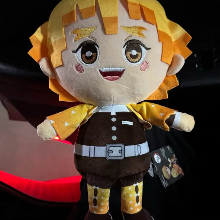 [BUNJANG] Demon Slayer Zenitsu Plush Doll / 새상품) 귀멸의 칼날 피규어 젠이츠 인형