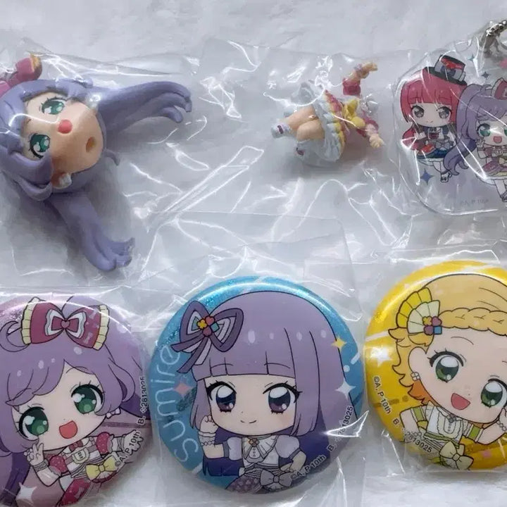 [BUNJANG] Pripara Lala Figure, Can Badge, Acrylic Gacha Keyring Set / 프리파라 라라 아소토 피규어 캔 뱃지 아크릴 가챠 키링