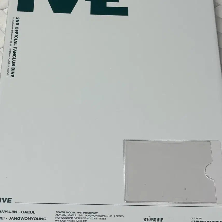 [BUNJANG] IVE DIVE Fanclub 2nd Generation Kit Photocard Bundle / [포카포함] 아이브 다이브 팬클럽 2기 키트