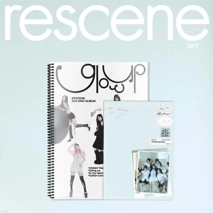 [BUNJANG] RESCENE Glow Up (ME ver. + WE ver.) Bundle Set CD / [미개봉/2종일괄] 리센느(RESCENE) - Glow Up (ME ver. + WE ver.) CD