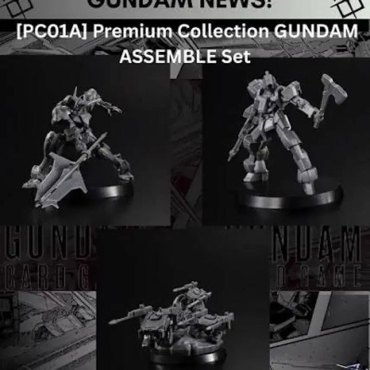 [BUNJANG] Gundam Card Game Assemble Series PC01a Iron-Blooded Orphans Plastic Model Kit (Unassembled, Unpainted) / 철혈의오펀스 어셈블 피규어만 건담 카드게임 어셈블 건프라 pc01a