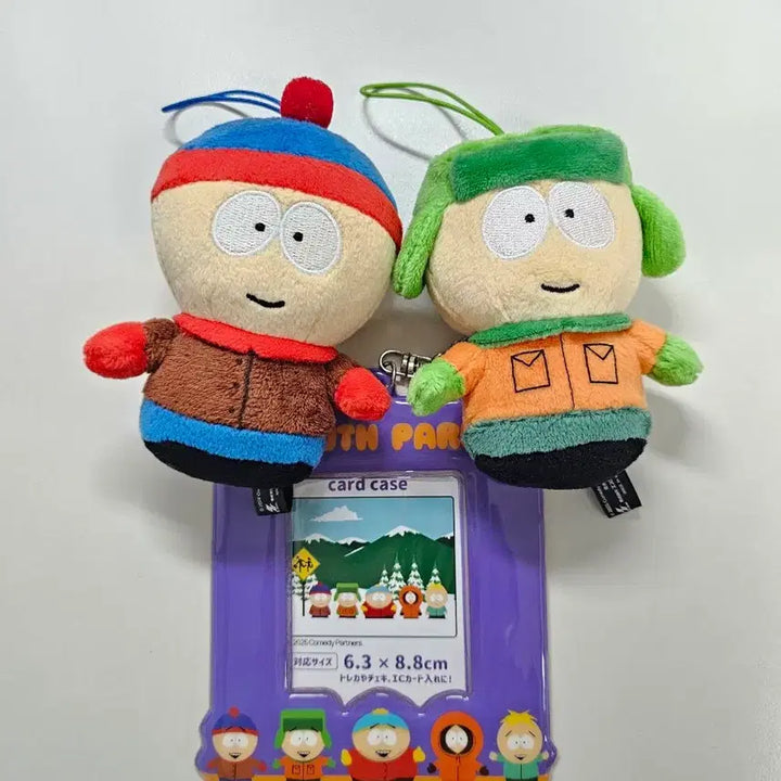 [BUNJANG] South Park Stan &amp; Kyle Plush Doll &amp; Photocard Holder Bundle Set / [마지막내림] 사우스파크 스탠, 카일 인형 누이, 포토카드홀더 스탠카일 스타일