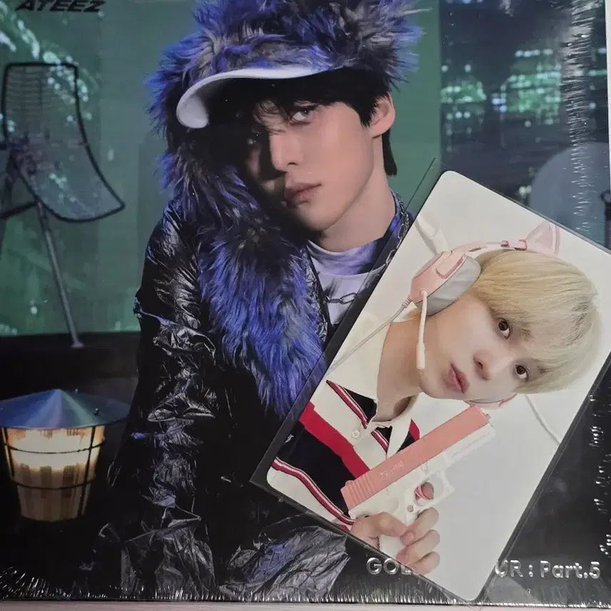 [BUNJANG] ATEEZ Yunho Jump Up Cat Agent POB Photocard Bundle Set / ATEEZ 에이티즈 점프업 고양이 요원+디지팩미개봉 포함 윤호