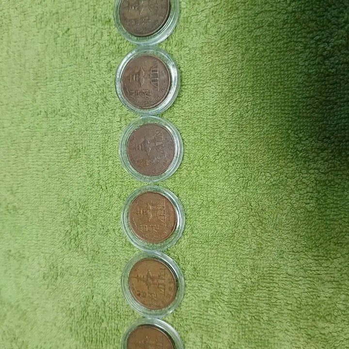 [BUNJANG] 1966-1970 South Korean 10 Won Coin Collection Set (6 Coins) / 국내최초발행 10원 1966~70년도 구동전 6개 10셋트컬렉션모음 1셋트 특판매
