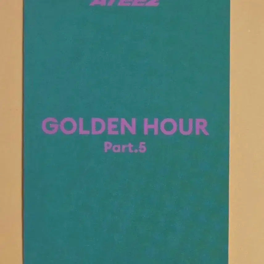 [BUNJANG] ATEEZ Hongjoong Part 5 Yes24 Photocard / ATEEZ 에이티즈 홍중 part.5 yes24 포토카드