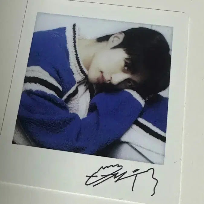 [BUNJANG] Byun Woo-seok "Bibimmyeon" Polaroid Photo with Autograph / 변우석 비빔면 폴라로이드