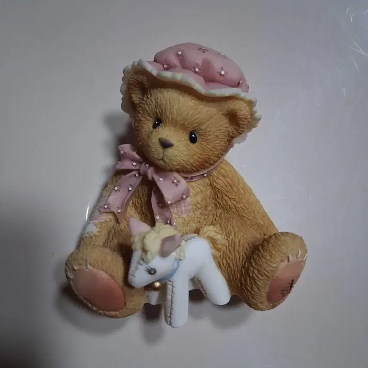 [BUNJANG] Cherished Teddies Bear and Horse Figurine Set / 체리쉬드테디즈