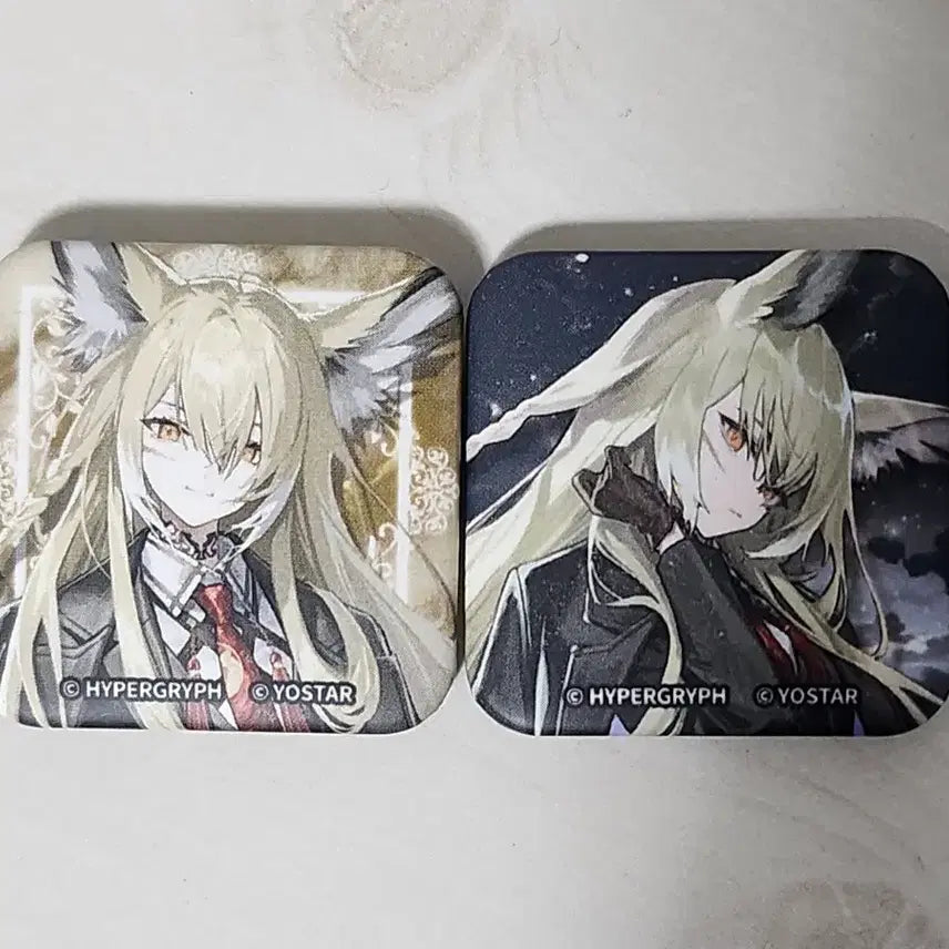 [BUNJANG] Arknights Fireplace Folia Bundle Set Badge / 명일방주 불피스폴리아 뱃지 일괄