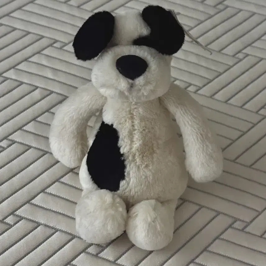 [BUNJANG] Jellycat Bashful Black &amp; Cream Puppy Small Plush Toy / jellycat 스몰 바쉬풀 블랙&amp;크림 퍼피 젤리캣 정품