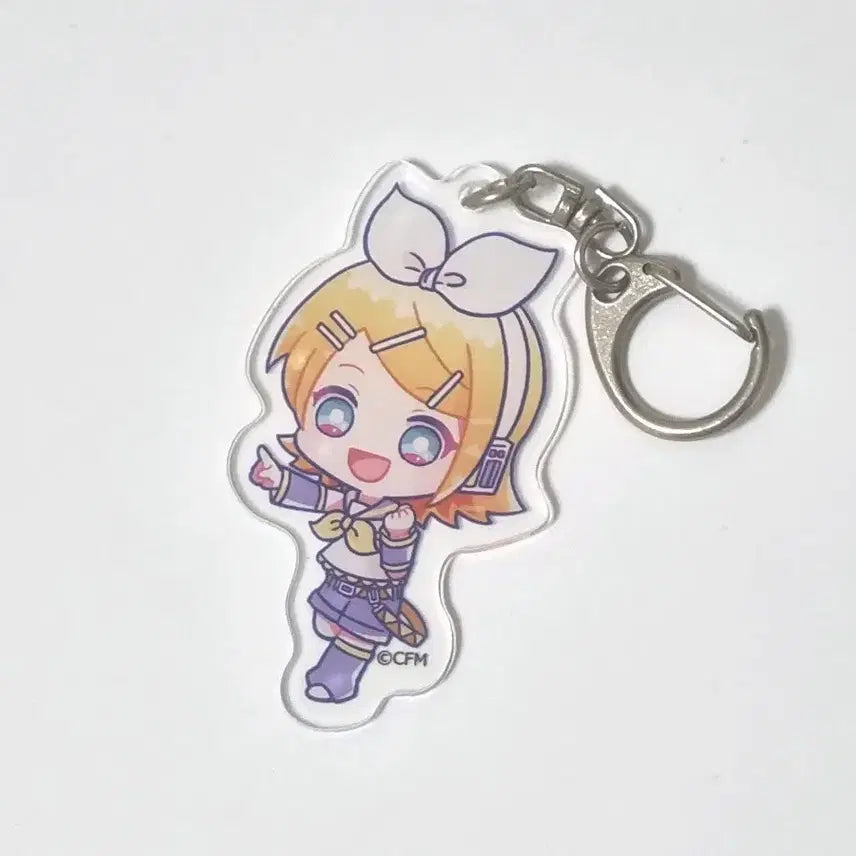 [BUNJANG] Kagamine Rin Baekentshop Acrylic Keychain / 카가미네 린 백엔샵 아크릴 키링