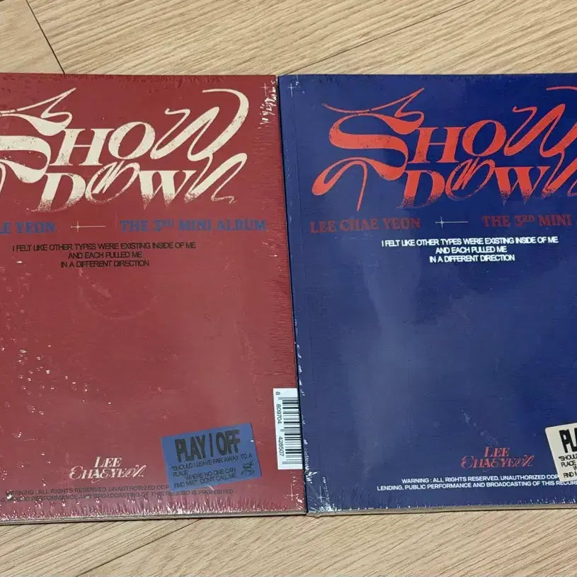 [BUNJANG] Lee Chae Yeon 3rd Mini Album Showdown Red/Blue Bundle Set / 이채연 앨범