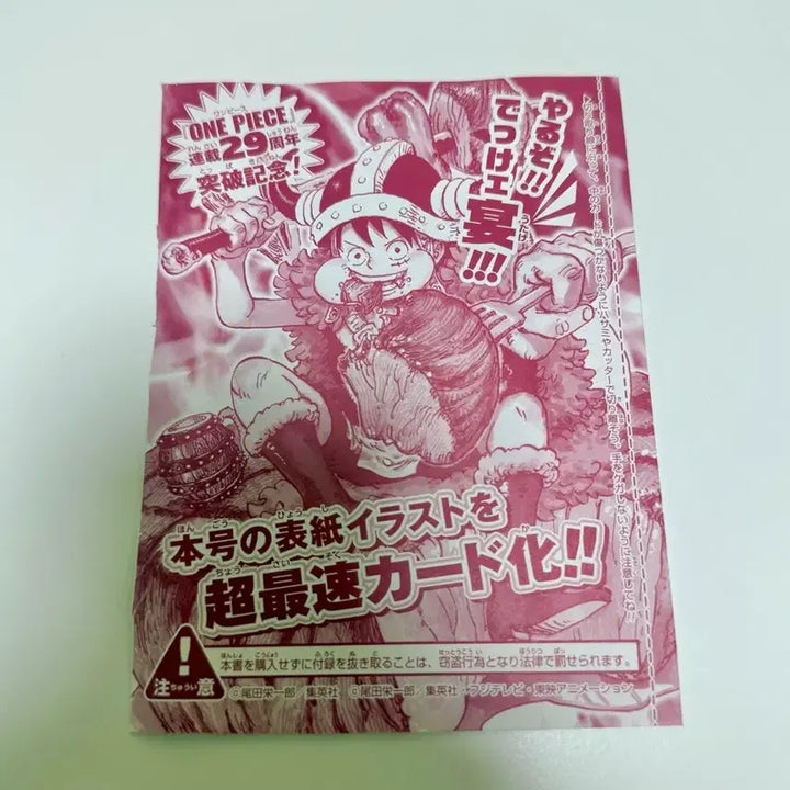 [BUNJANG] One Piece "Meat Luffy" Promo Card (Sealed) / 원피스 고기루피 프로모카드 미개봉