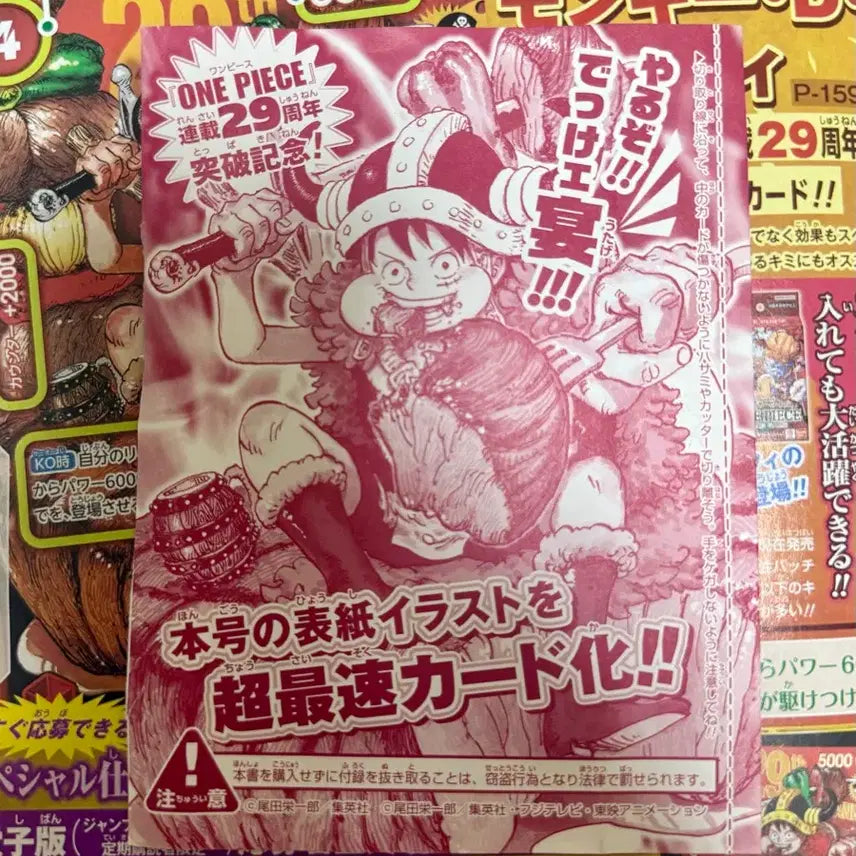 [BUNJANG] One Piece "Meat Luffy" Promo Card (Sealed) / 원피스 고기루피 프로모카드 미개봉