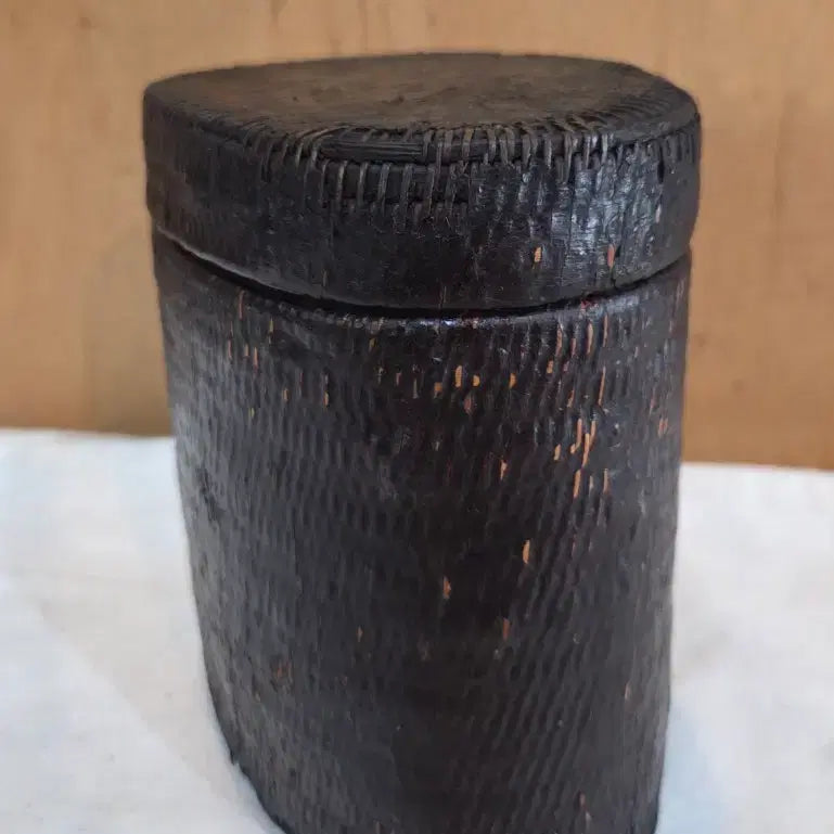 [BUNJANG] Joseon Dynasty Lacquerware Manggeontong / 조선시대 옻칠 망건통