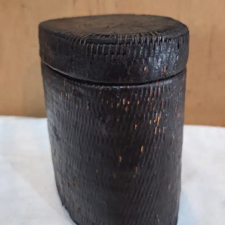 [BUNJANG] Joseon Dynasty Lacquerware Manggeontong / 조선시대 옻칠 망건통