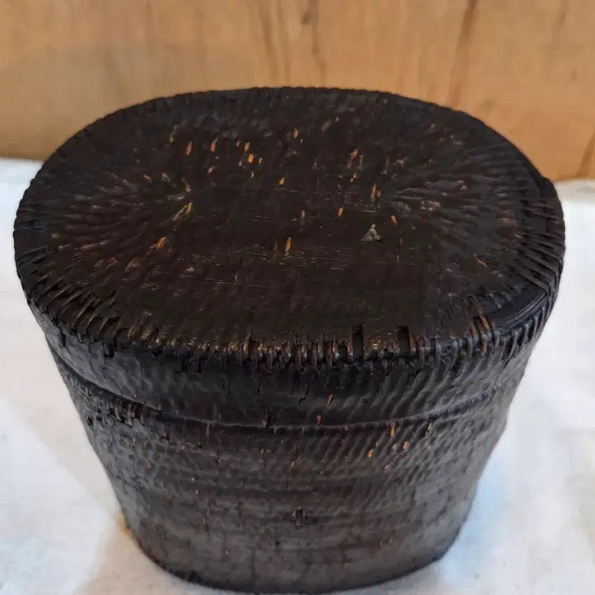 [BUNJANG] Joseon Dynasty Lacquerware Manggeontong / 조선시대 옻칠 망건통