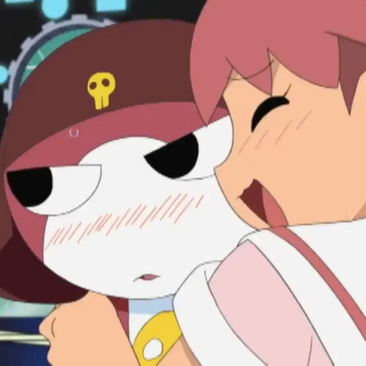 [BUNJANG] Keroro Gunsou Giroro &amp; Hanbyeol Scene Can Badge / 케로로 기로로 캔뱃지 기로로 한별이 명장면사진 뱃지