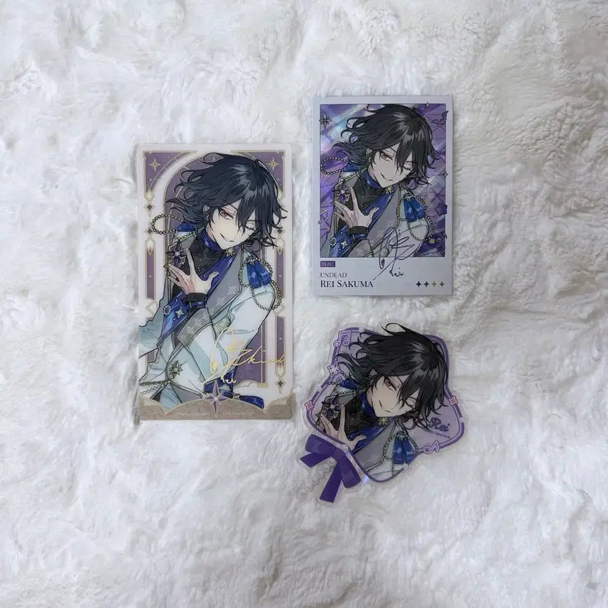 [BUNJANG] Ensemble Stars! Momoprint Spotlight on Stage Polaroid Dream Theme Clear Card - Undead Sakuma Rei / 앙스타 모펀 콜라보 팝업 스포트라이트 온 스테이지 폴라로이드 드림 테마 클리어 카드 언데드 사쿠마 레이
