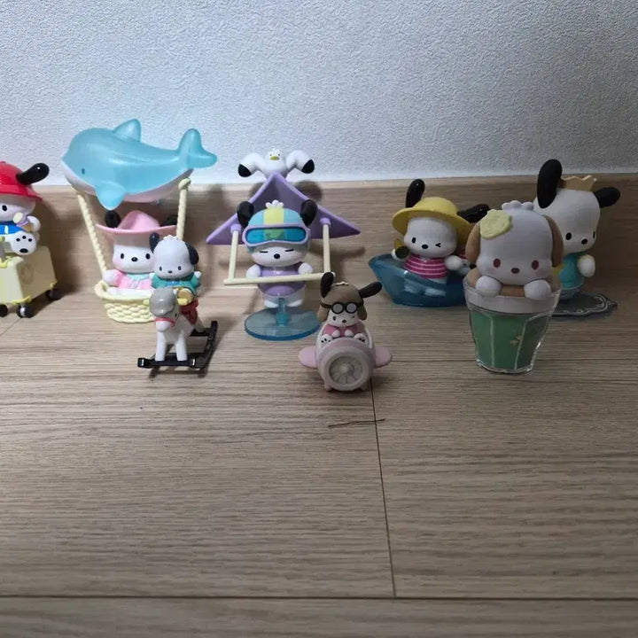 [BUNJANG] Sanrio Pochacco Figure 8 Types Bundle Set / 오늘만 할인! 산리오 포챠코 피규어 8종 일괄 판매