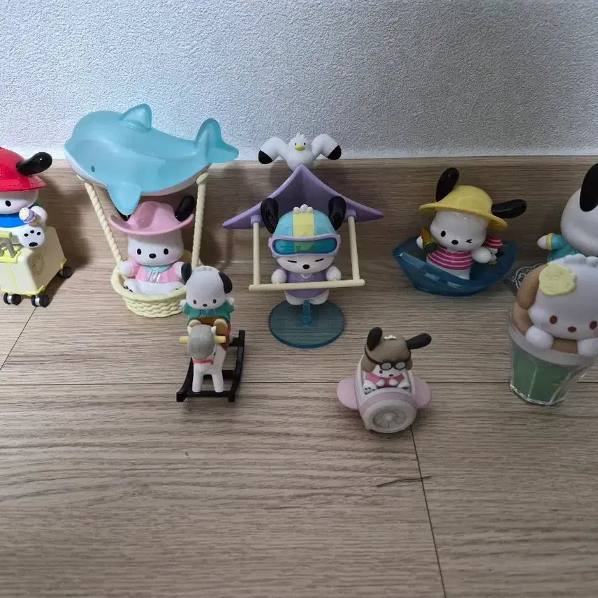 [BUNJANG] Sanrio Pochacco Figure 8 Types Bundle Set / 오늘만 할인! 산리오 포챠코 피규어 8종 일괄 판매