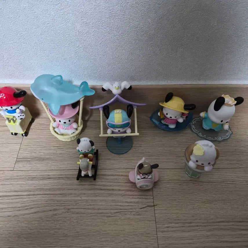 [BUNJANG] Sanrio Pochacco Figure 8 Types Bundle Set / 오늘만 할인! 산리오 포챠코 피규어 8종 일괄 판매
