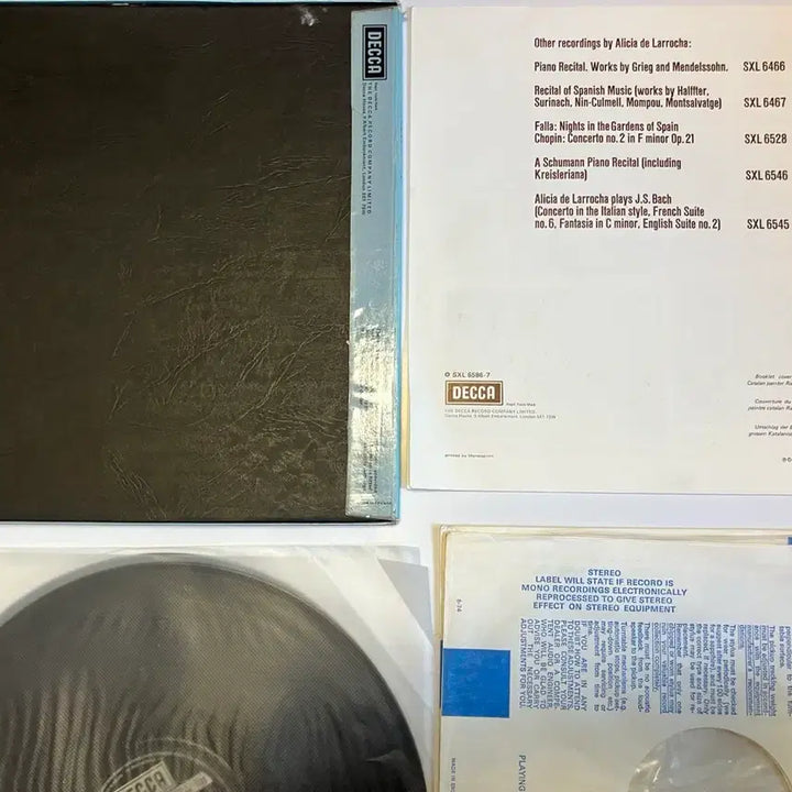 [BUNJANG] Alicia de Larrocha Plays Albéniz Iberia Decca Narrow Band Original LP Vinyl Record / 수입초반) 라로차 - 알베니스 이베리아 피아노 2LP
