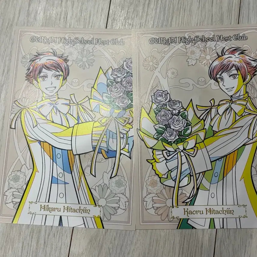 [BUNJANG] Ouran High School Host Club Hikaru Kaoru Bromide Bundle Set / (2종 일괄) 오란고교 호스트부 사교클럽 쌍둥이 히카루 카오루 브로마이드