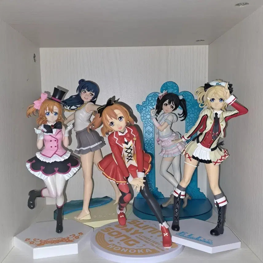 [BUNJANG] Love Live! Muse Aqua 5-Piece Figure Bundle Set / 일괄세트) 러브라이브 뮤즈 아쿠아 미소녀 피규어 5종