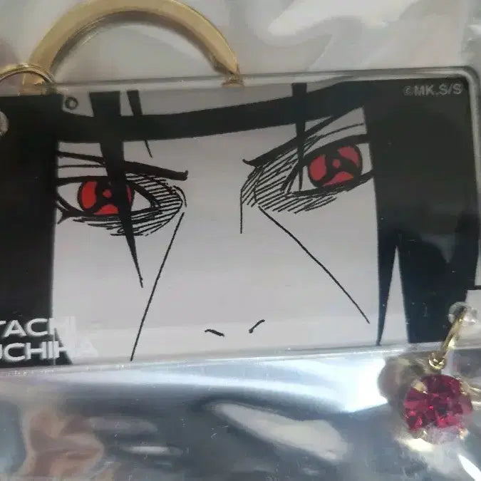 [BUNJANG] Naruto The Eyes Itachi Acrylic Keychain / 나루토 the eyes 아이키링 이타치