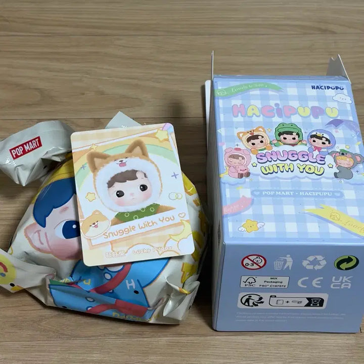 [BUNJANG] Pop Mart Hachi Pupu Snuggles Lucky Puppy / 팝마트 하치푸푸 스너글 동물들과 함께 Lucky Puppy