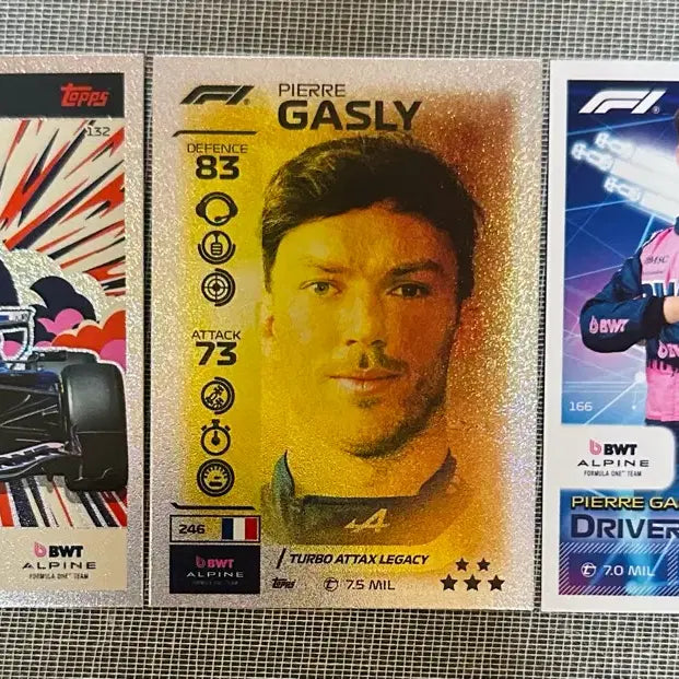 [BUNJANG] Pierre Gasly 2026 F1 Topps Turbo Attax Bundle Set / 2026 F1 탑스 터보 어택 피에르 가슬리 카드 일괄