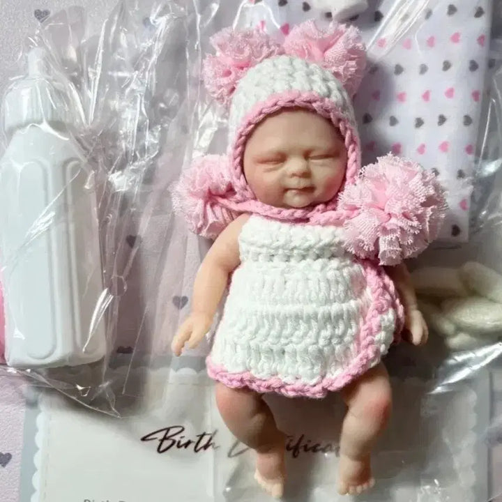 [BUNJANG] Full Silicone Mini Ribbon Doll 13cm / 풀실리콘 미니 리본돌