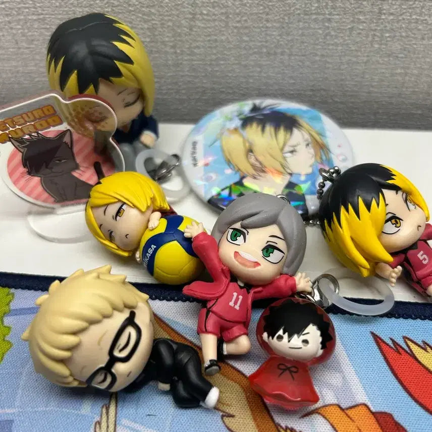 [BUNJANG] Haikyuu!! Kenma Kuroo Tsukishima Lev Acrylic Gacha Bundle Set / 하이큐  켄마 쿠로오 츠키시마 리에프 아크릴 가챠 일괄