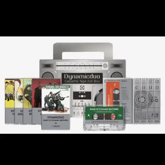 [BUNJANG] Dynamic Duo Cassette Tape Full Box Sealed Limited Edition / 다이나믹듀오 카세트테이프 풀박스 미개봉