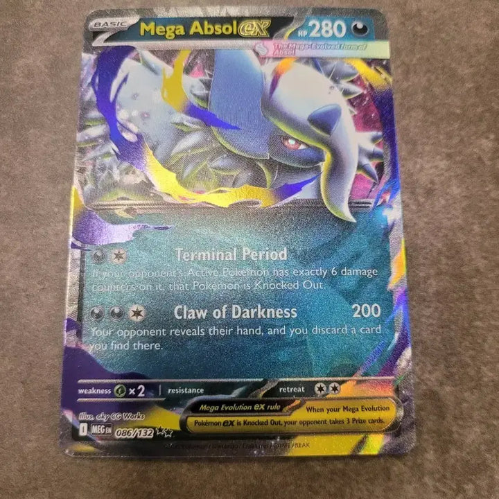 [BUNJANG] Pokemon Card North America Mega Absol EX 086/132 / 포켓몬 카드 북미 메가 앱솔 EX 086/132