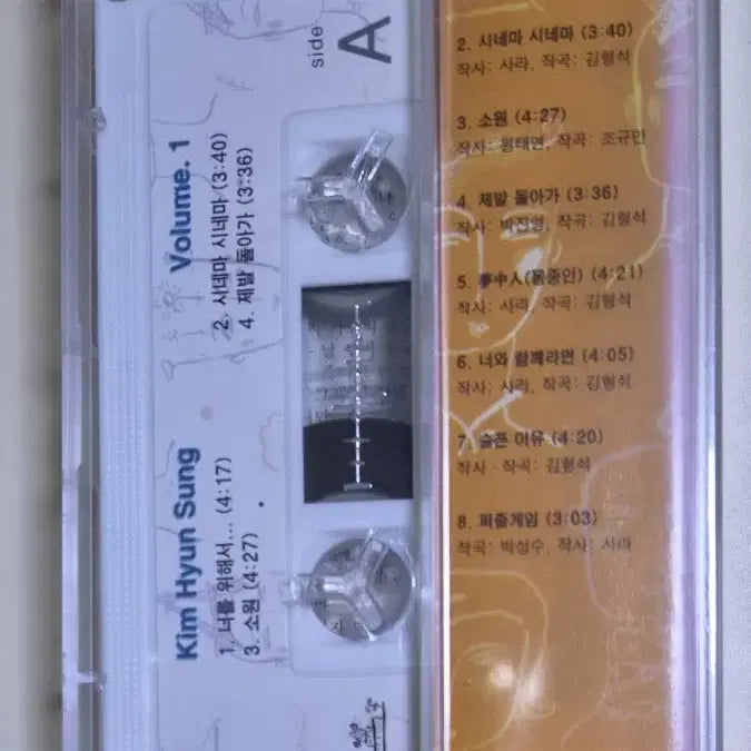 [BUNJANG] Kim Hyun-sung 1st Album "Sowon, Mongjungin, Salpeun Iyu" Unsealed Cassette Tape / 김현성 1집 / 소원, 몽중인, 슬픈 이유 (미개봉 카세트테이프)